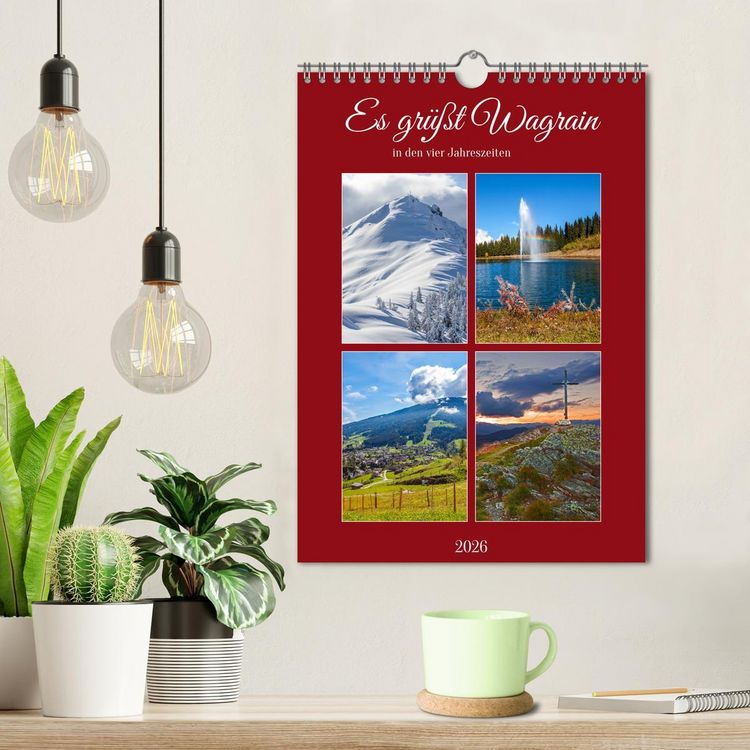 Produktbild: Es gr&uuml;&szlig;t Wagrain (Wandkalender 2026 DIN A4 hoch), CALVENDO Monatskalender