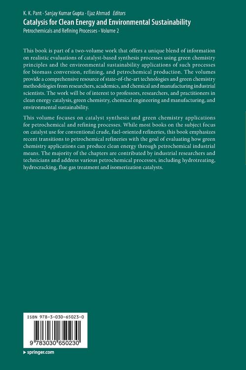 Produktbild: Catalysis for Clean Energy and Environmental Sustainability