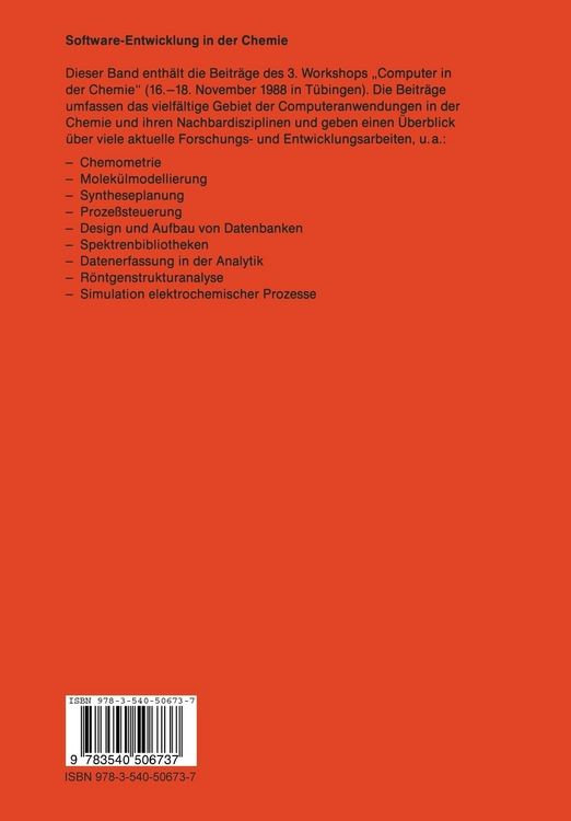 Produktbild: Software-Entwicklung in der Chemie 3