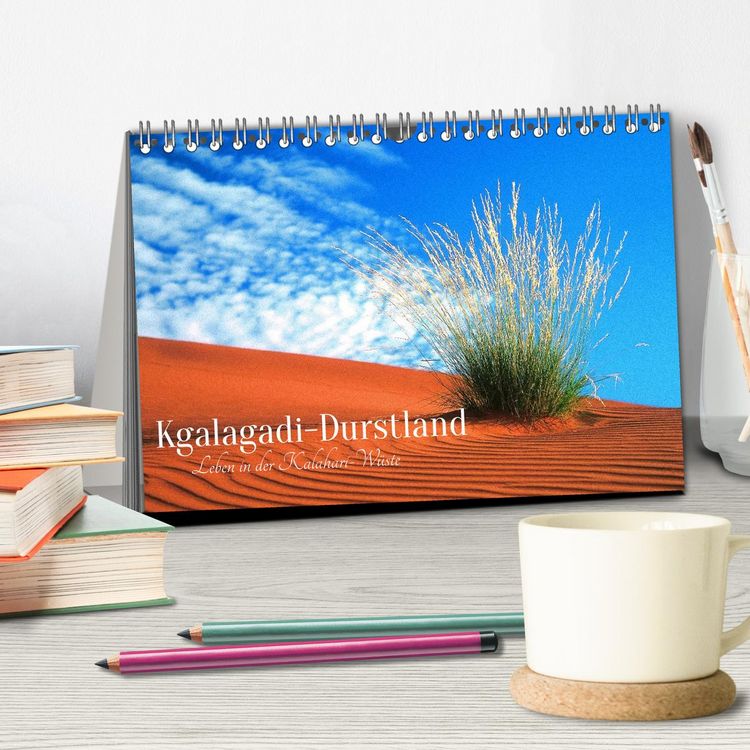 Produktbild: Kgalagadi-Durstland (Tischkalender 2026 DIN A5 quer), CALVENDO Monatskalender