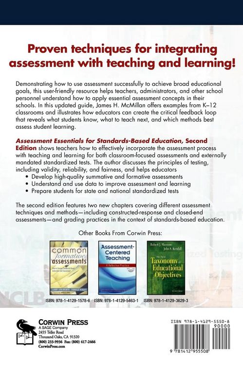 Produktbild: Assessment Essentials for Standards-Based Education
