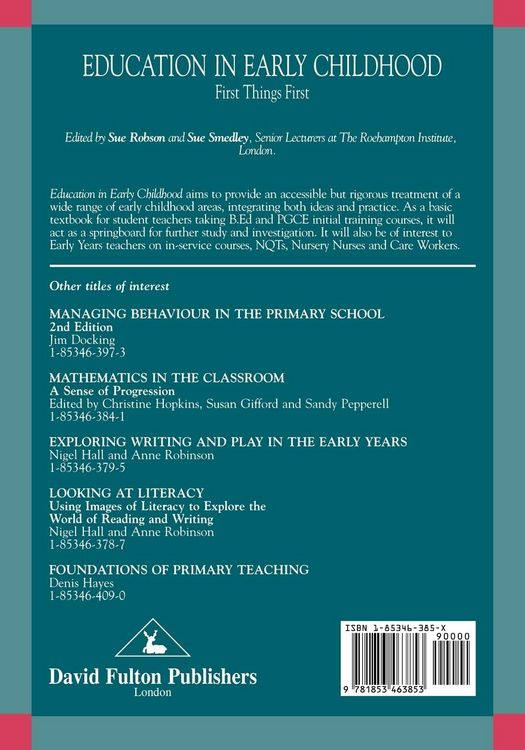 Produktbild: Education in Early Childhood