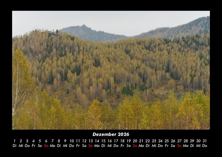 Produktbild: Bergige Welten 2026 Fotokalender DIN A3