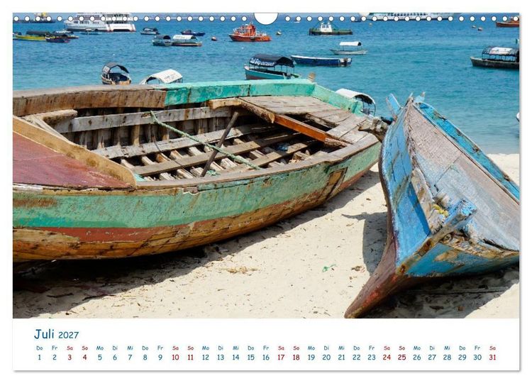 Produktbild: Traumziele weltweit &ndash; Inselleben auf Sansibar (Wandkalender 2027 DIN A3 quer), CALVENDO Monatskalender