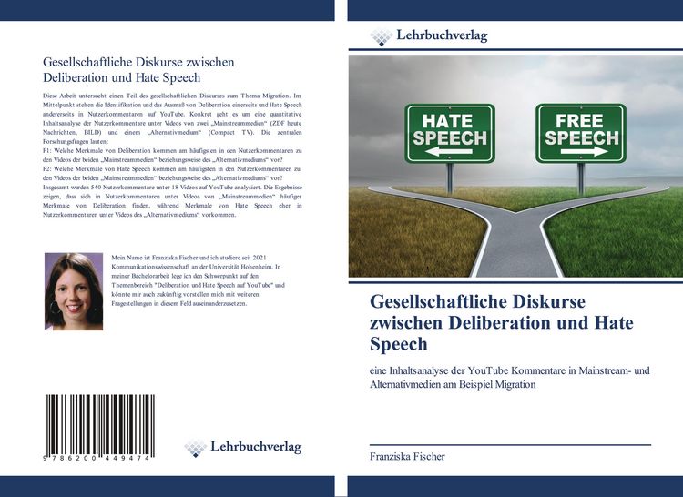 Produktbild: Gesellschaftliche Diskurse zwischen Deliberation und Hate Speech