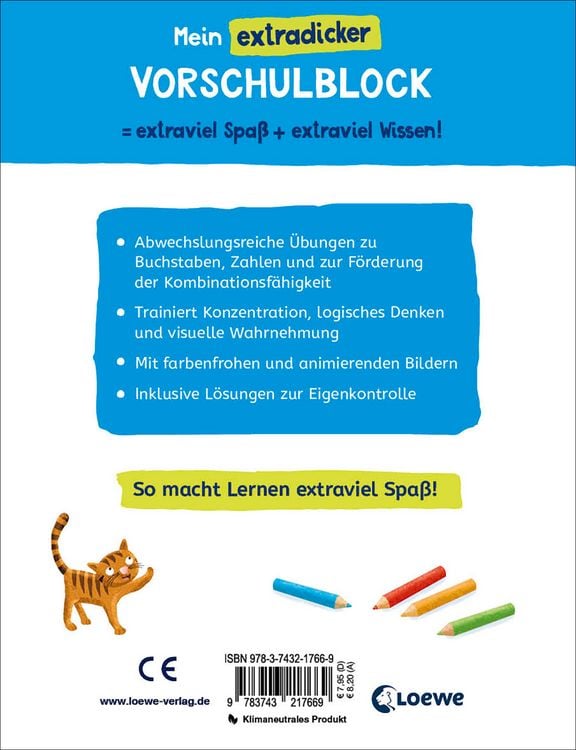 Produktbild: Mein extradicker Vorschulblock