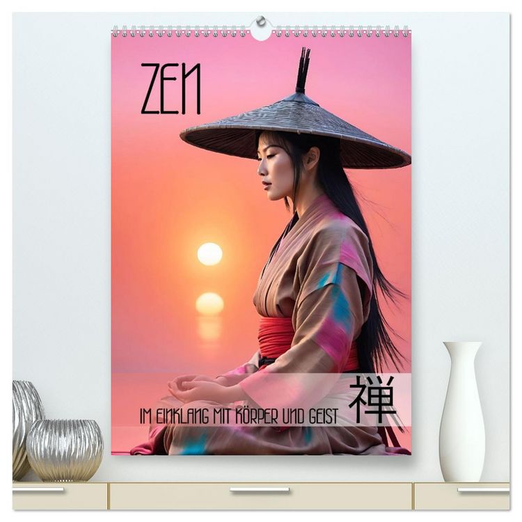 Produktbild: Zen - im Einklang mit K&ouml;rper und Geist (hochwertiger Premium Wandkalender 2026 DIN A2 hoch), Kunstdruck in Hochglanz