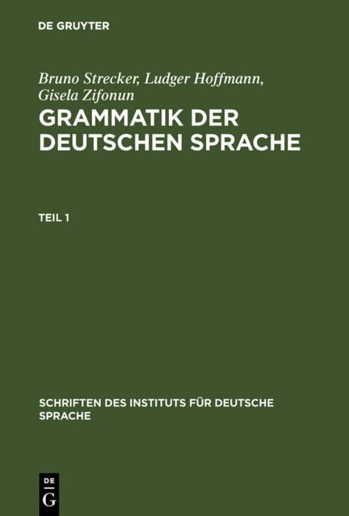 Produktbild: Grammatik der deutschen Sprache