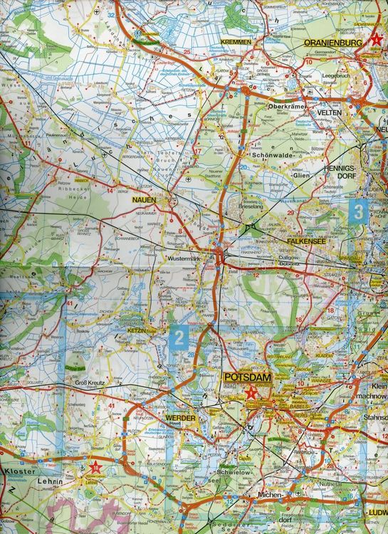 Produktbild: MARCO POLO Regionalkarte Deutschland 04 Berlin, Brandenburg 1:200.000