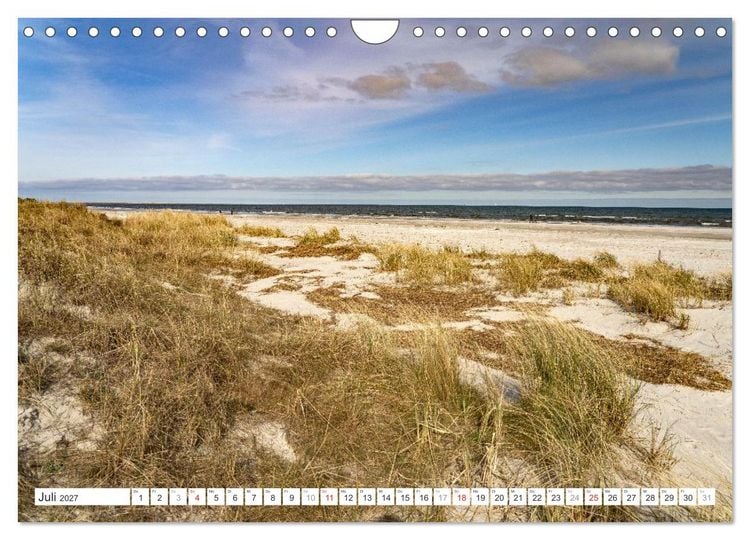 Produktbild: Mecklenburg-Vorpommern - Fischland-Dar&szlig;-Zingst (Wandkalender 2027 DIN A4 quer), CALVENDO Monatskalender