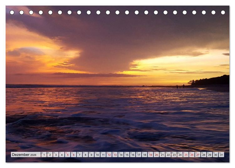Produktbild: Costa Rica - Lebensfreude pur (Tischkalender 2026 DIN A5 quer), CALVENDO Monatskalender