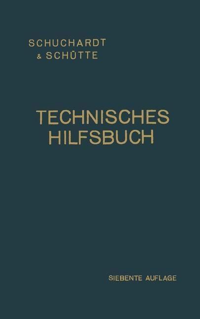 Produktbild: Technisches Hilfsbuch