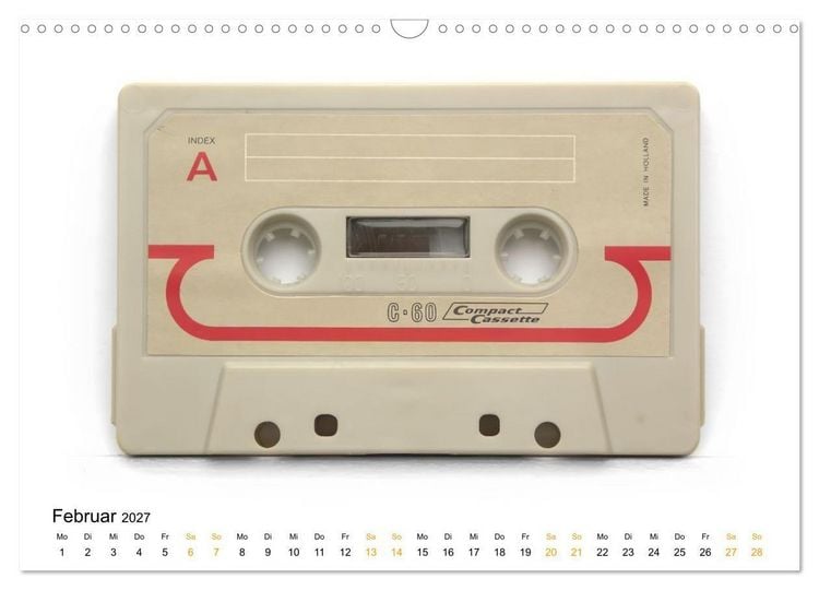 Produktbild: Audio Tapes (Wandkalender 2027 DIN A3 quer), CALVENDO Monatskalender