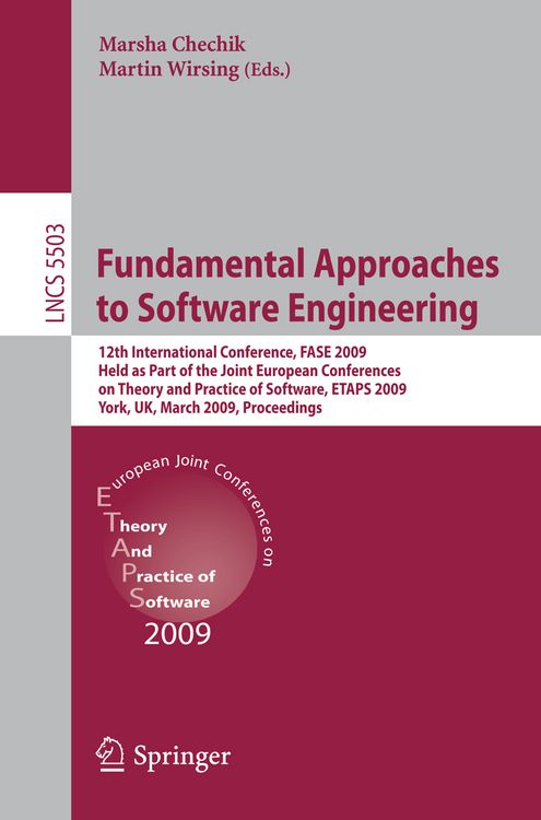 Produktbild: Fundamental Approaches to Software Engineering