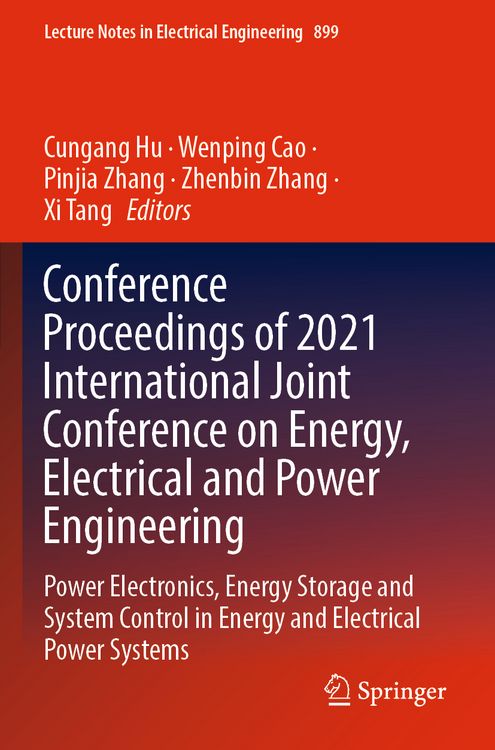 Produktbild: Conference Proceedings of 2021 International Joint Conference on Energy, Electrical and Power Engineering