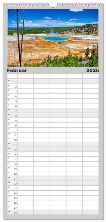 Produktbild: Familienplaner 2026 - Magische Wunderwelten der Natur mit 5 Spalten (Wandkalender, 21 x 45 cm) CALVENDO