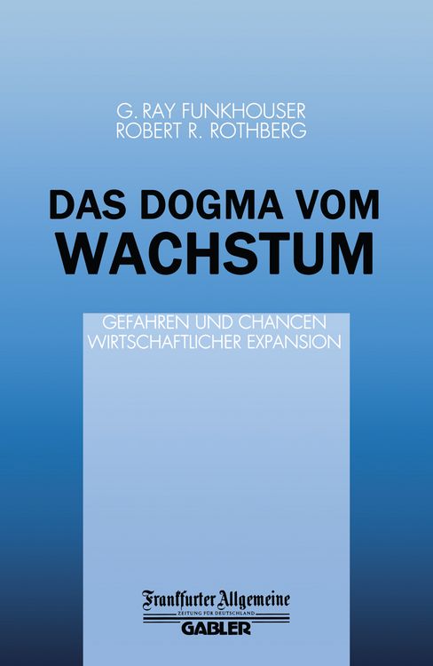 Produktbild: Das Dogma vom Wachstum