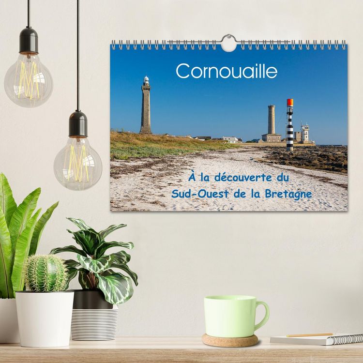 Produktbild: Cornouaille &Agrave; la d&eacute;couverte du Sud-Ouest de la Bretagne (Calendrier mural 2026 DIN A4 vertical), CALVENDO calendrier mensuel