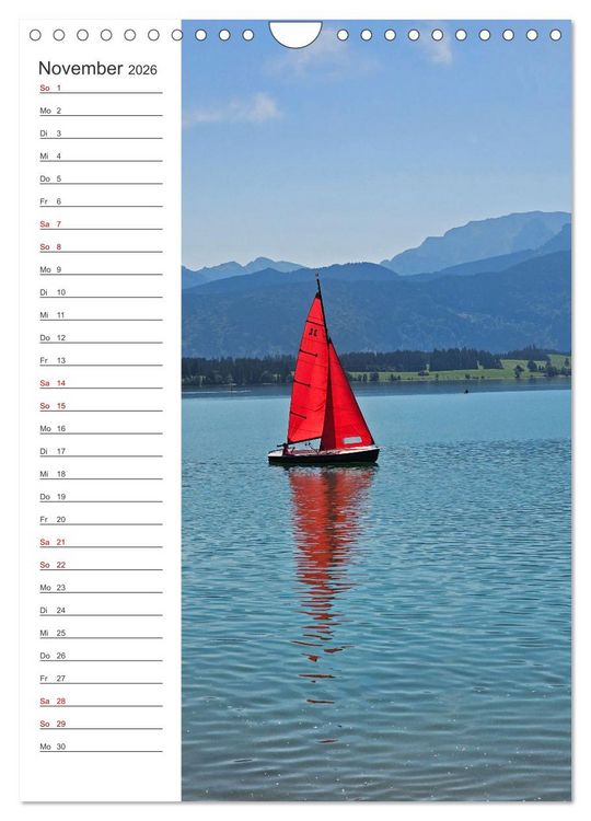 Produktbild: Auf dem Lechradweg - Zwischen Formarinsee und Landsberg am Lech (Wandkalender 2026 DIN A4 hoch), CALVENDO Monatskalender