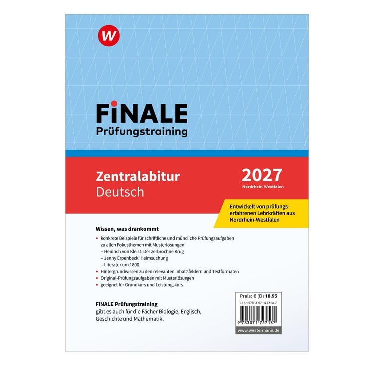 Produktbild: FiNALE Pr&uuml;fungstraining Zentralabitur Nordrhein-Westfalen