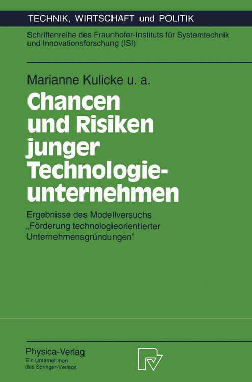 Produktbild: Chancen und Risiken junger Technologieunternehmen