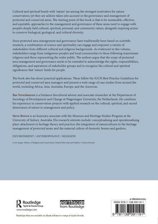 Produktbild: Cultural and Spiritual Significance of Nature in Protected Areas