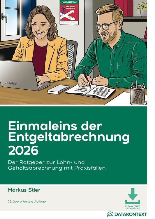 Produktbild: Einmaleins der Entgeltabrechnung 2026