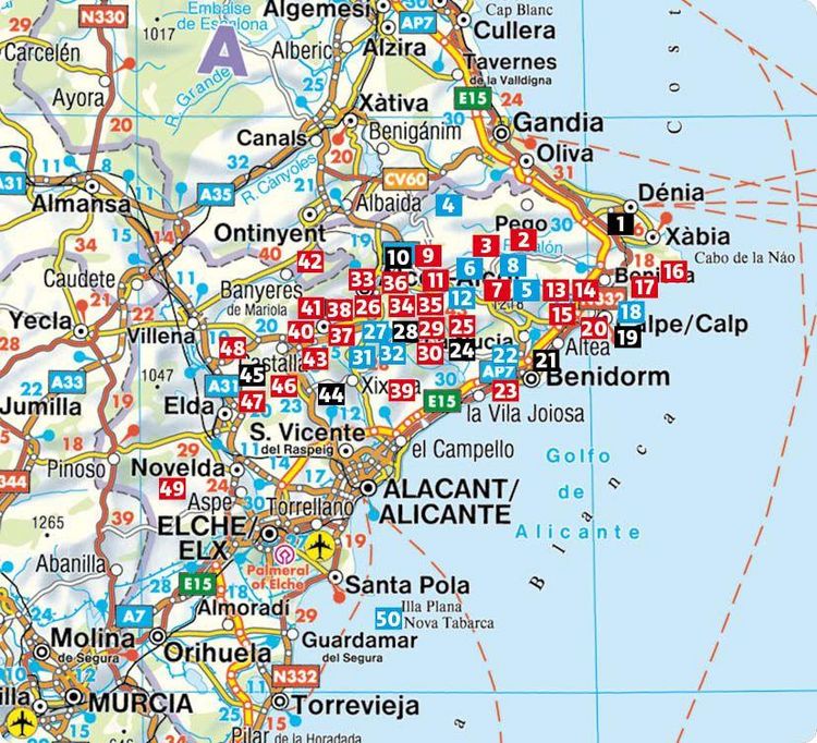 Produktbild: ROTHER Wanderf&uuml;hrer Costa Blanca