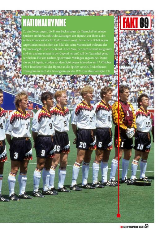 Produktbild: 100 Fakten: Franz Beckenbauer