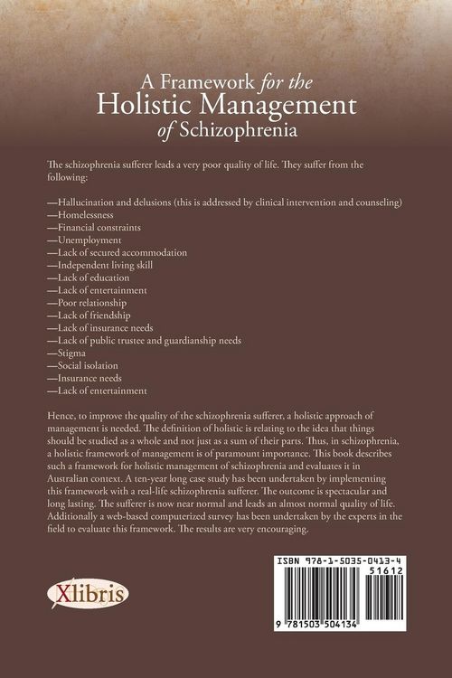 Produktbild: A Framework for the Holistic Management of Schizophrenia