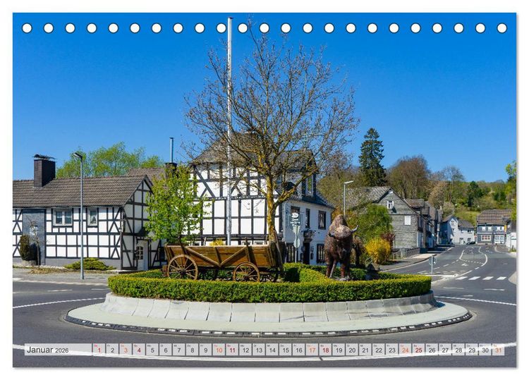Produktbild: Bad Berleburg Impressionen (Tischkalender 2026 DIN A5 quer), CALVENDO Monatskalender