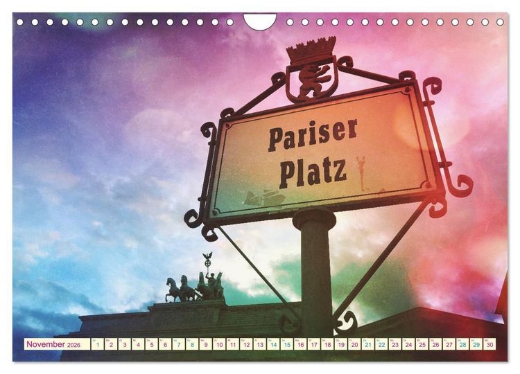 Produktbild: Berlin megacool (Wandkalender 2026 DIN A4 quer), CALVENDO Monatskalender