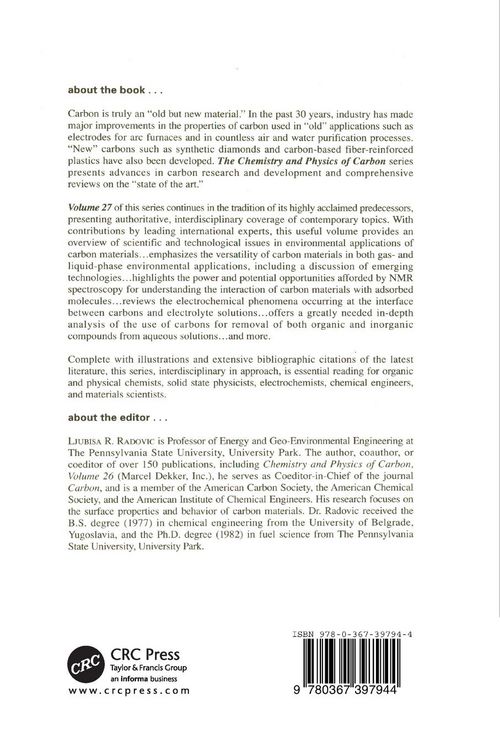 Produktbild: Chemistry & Physics of Carbon