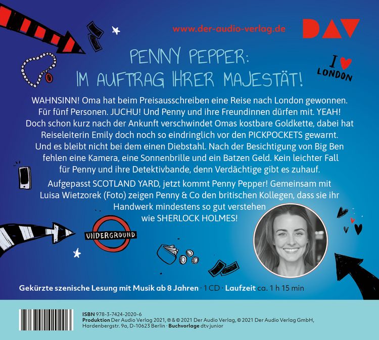 Produktbild: Penny Pepper – Teil 7: Diebesjagd in London