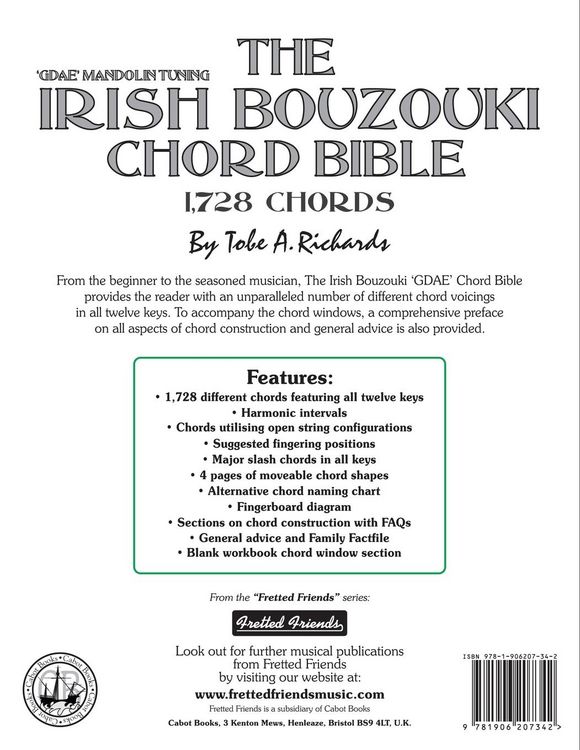 Produktbild: The Irish Bouzouki Chord Bible