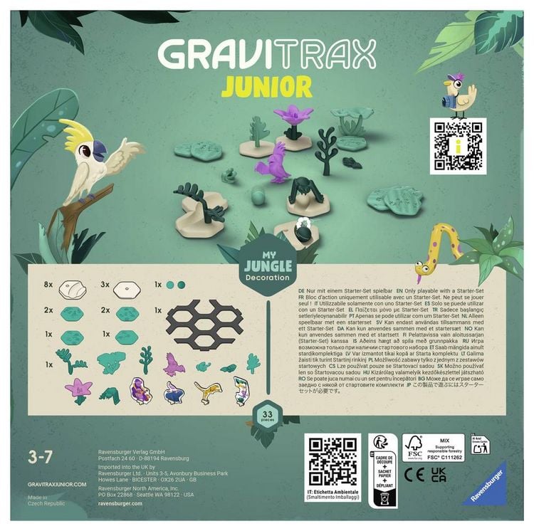 Ravensburger 23747 - GraviTrax Junior Extension Jungle