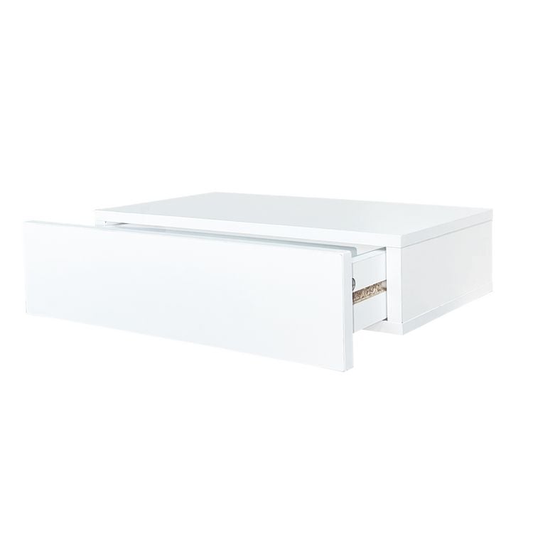 Produktbild: HTI-Living Wandregal mit Schublade 40 cm Wei&szlig; Wandregal mit Schublade 40 cm Wei&szlig;