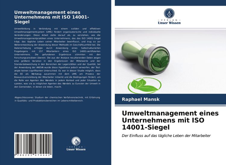 Produktbild: Umweltmanagement eines Unternehmens mit ISO 14001-Siegel