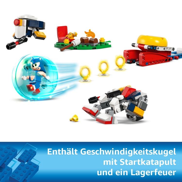 Produktbild: LEGO Sonic the Hedgehog Sonics Showdown am Lagerfeuer, Spielzeug 77001