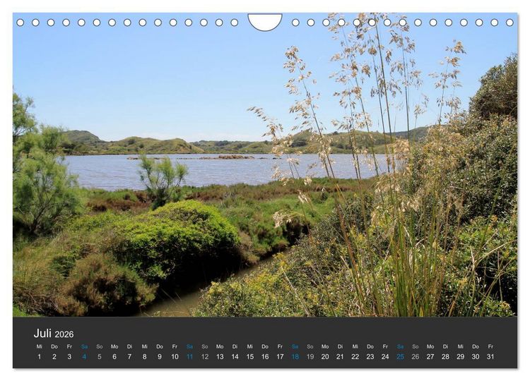 Produktbild: Menorcas unber&uuml;hrte Natur (Wandkalender 2026 DIN A4 quer), CALVENDO Monatskalender