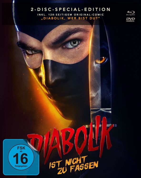Produktbild: Diabolik ist nicht zu fassen - Special Edition mit Comic (Blu-ray+DVD)