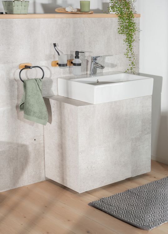 Produktbild: Turbo-Loc&reg; Zahnputzbecher Mod. Orea Uno Bamboo, Befestigen ohne bohren