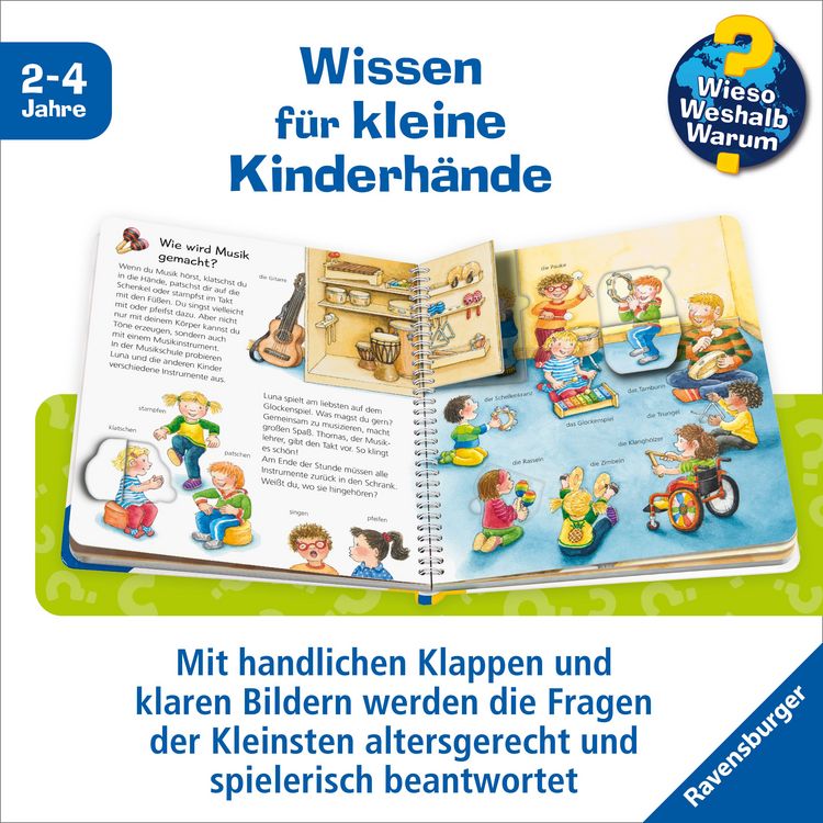 Produktbild: Wieso? Weshalb? Warum? junior, Band 71 - Turnen, tanzen, Musik machen