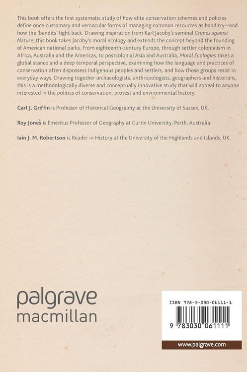 Produktbild: Moral Ecologies