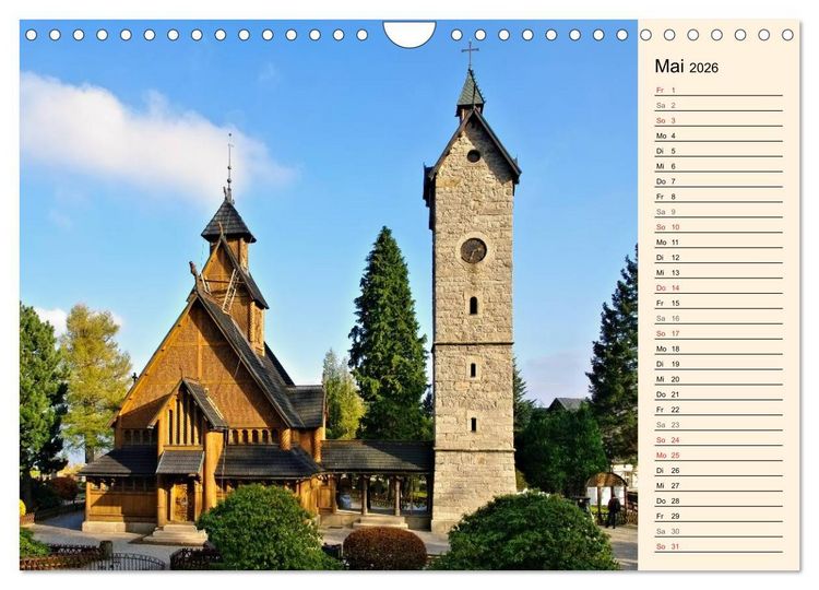 Produktbild: Riesengebirge (Wandkalender 2026 DIN A4 quer), CALVENDO Monatskalender