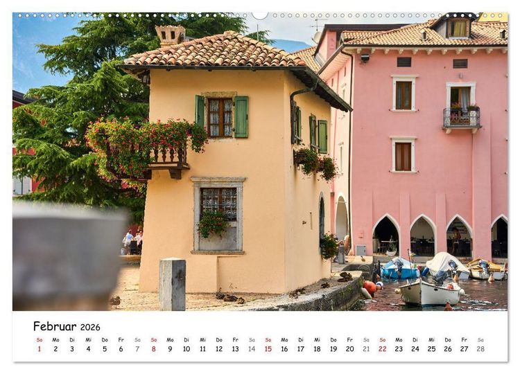 Produktbild: Nago-Torbole, der sch&ouml;ne Norden vom Gardasee (hochwertiger Premium Wandkalender 2026 DIN A2 quer), Kunstdruck in Hochglanz