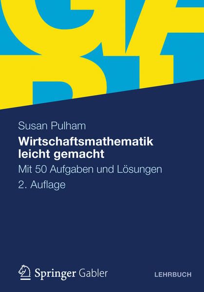 Produktbild: Wirtschaftsmathematik leicht gemacht