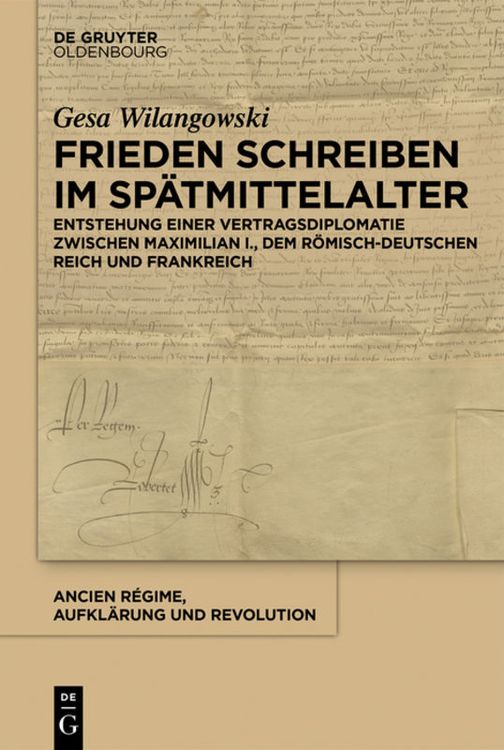 Produktbild: Frieden schreiben im Sp&auml;tmittelalter