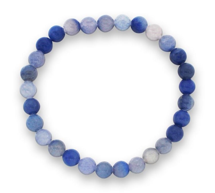 Produktbild: Blauquarz Edelsteinarmband 6mm, J749-37