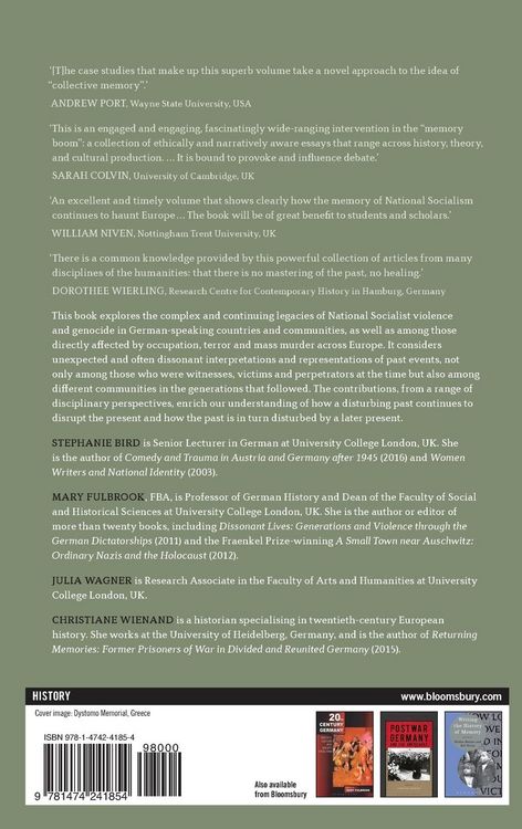 Produktbild: Reverberations of Nazi Violence in Germany and Beyond